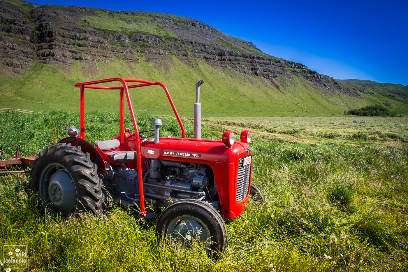 Wild Icelandic Lamb Blog farm iceland Ytri Fagridalur tractor